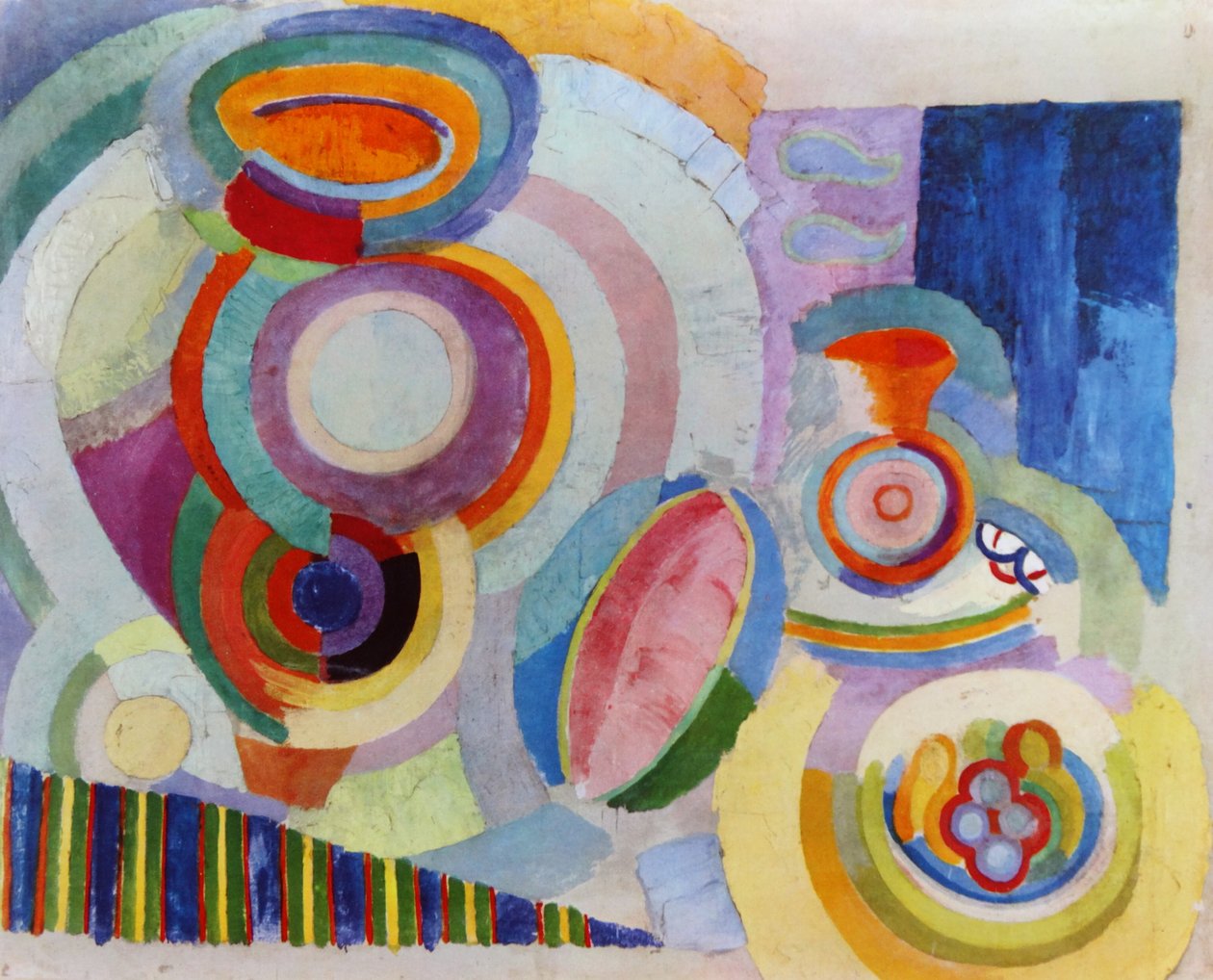 Robert Delaunay Stilleben portugisisk af Robert Delaunay