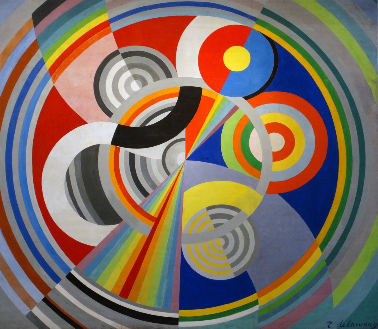 Rytme nr. 1, dekoration til Salon des Tuileries af Robert Delaunay