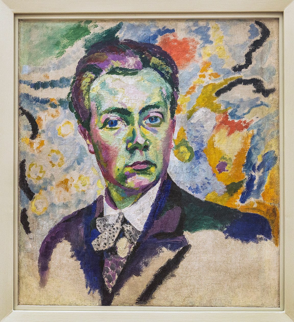 Selvportræt - Delaunay Robert (1885-1941) - Vinter 1905-1906 - Højde: 0,54 m - Længde: 0,46 m - Paris, Centre Pompidou - Musee national d