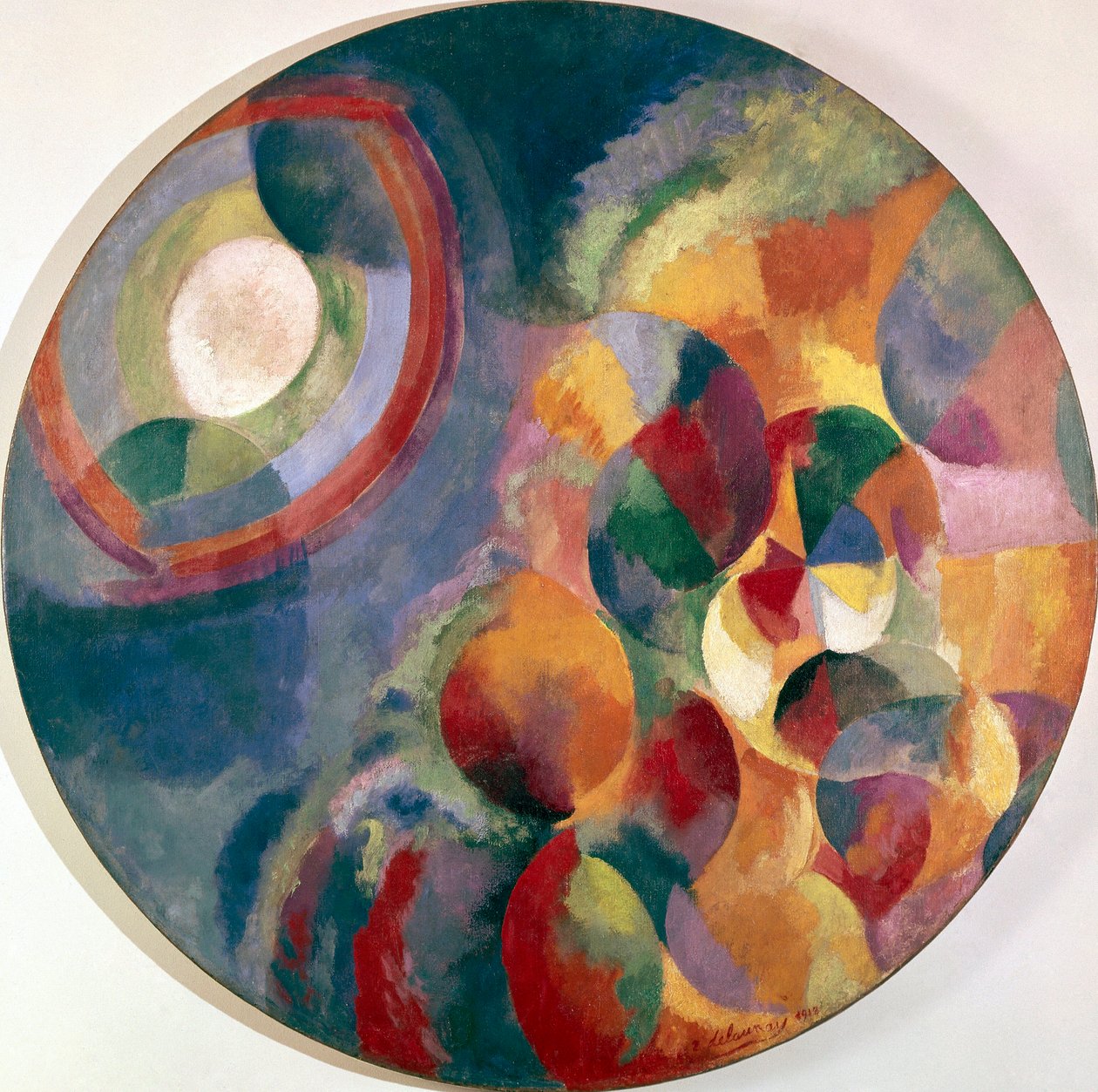 Samtidige kontraster: Sol og måne af Robert Delaunay