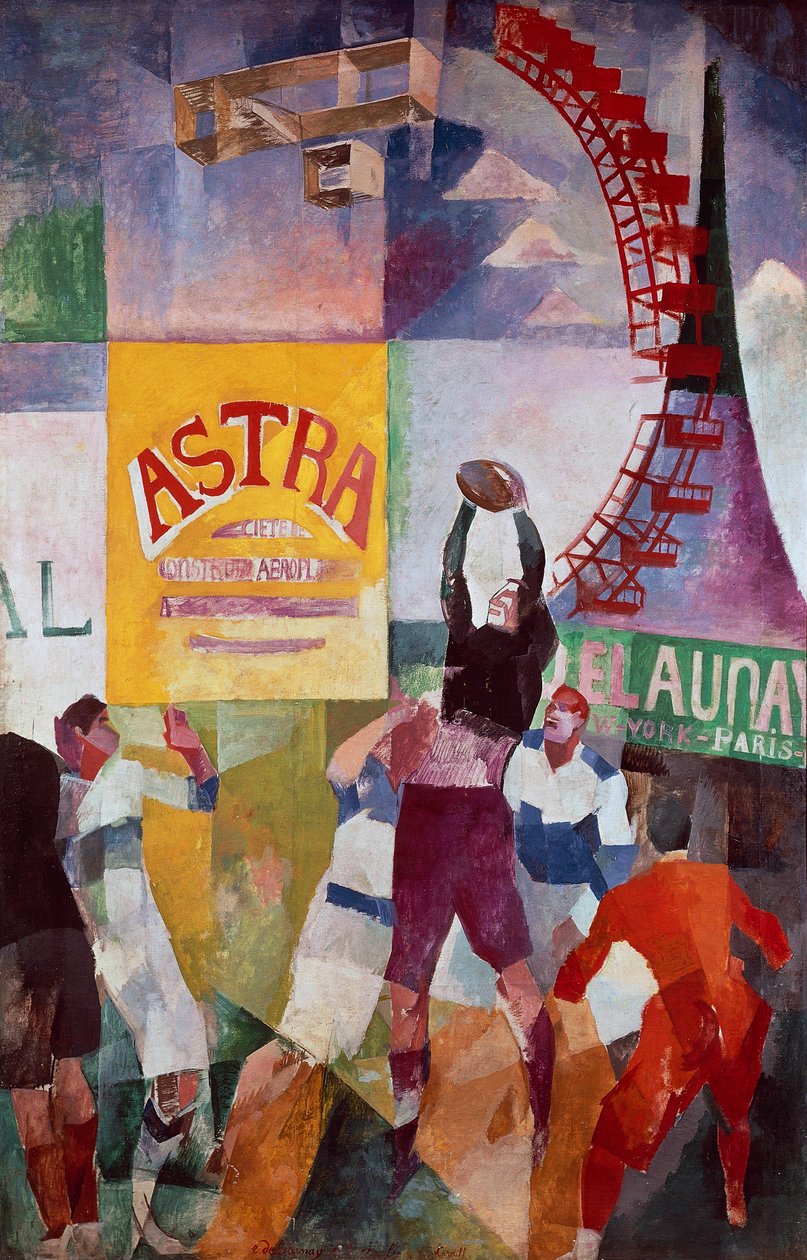 Cardiff-holdet af Robert Delaunay