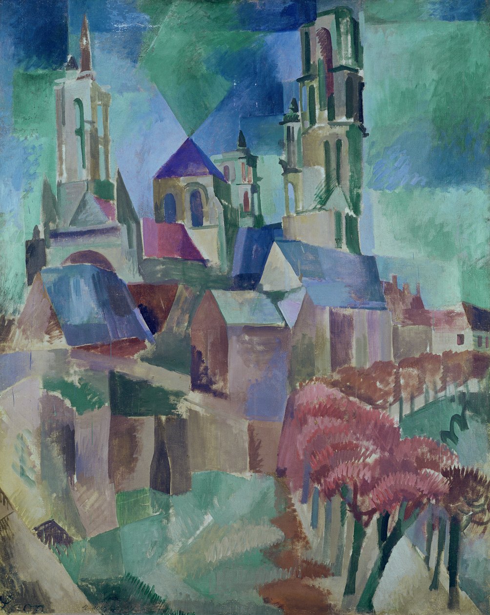 Laons tårne af Robert Delaunay
