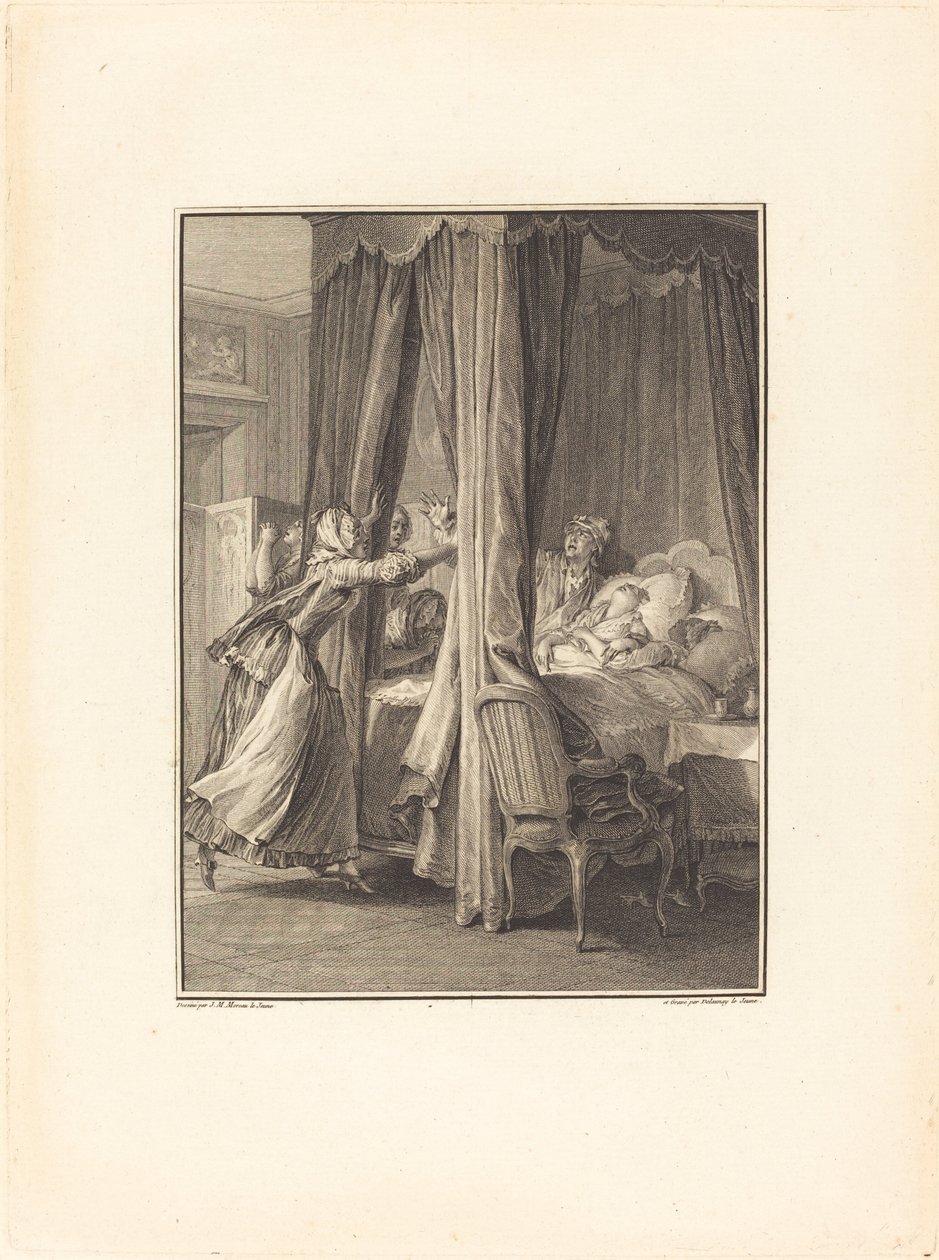 Julies død af Robert Delaunay after Jean Michel Moreau