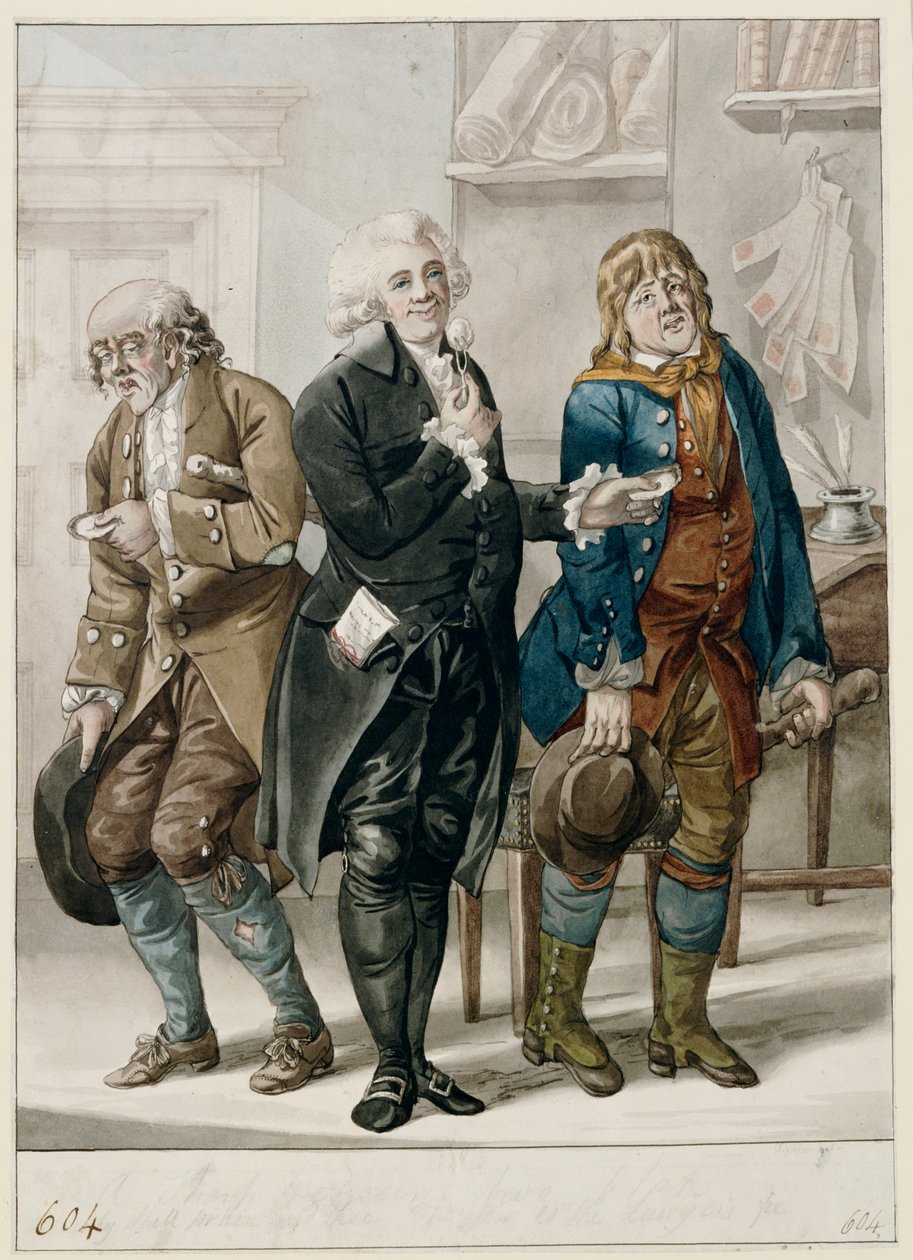 En Skarp mellem to Lejligheder af Robert Dighton