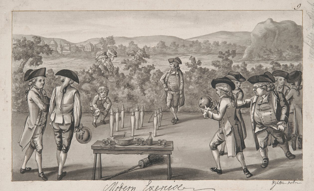 Moderne øvelse af Robert Dighton