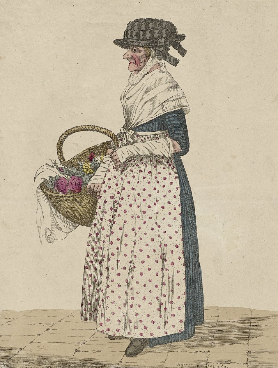 Mother Goose of Oxford af Robert Dighton