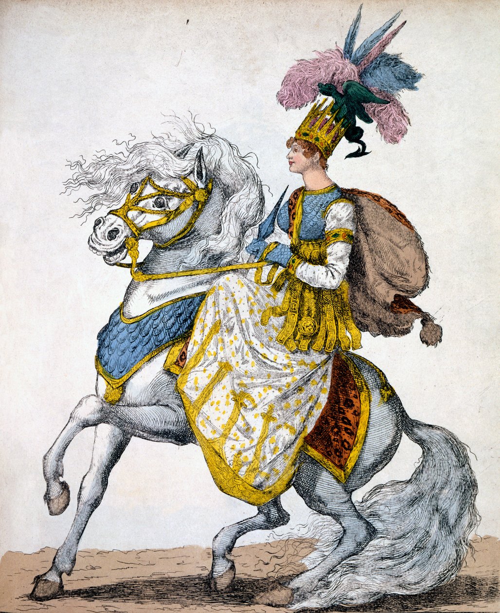 Mrs Johnston i Melodrama of Timour the Tartar, 1811 af Robert Dighton