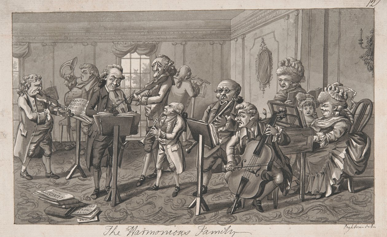 Den harmoniske familie af Robert Dighton