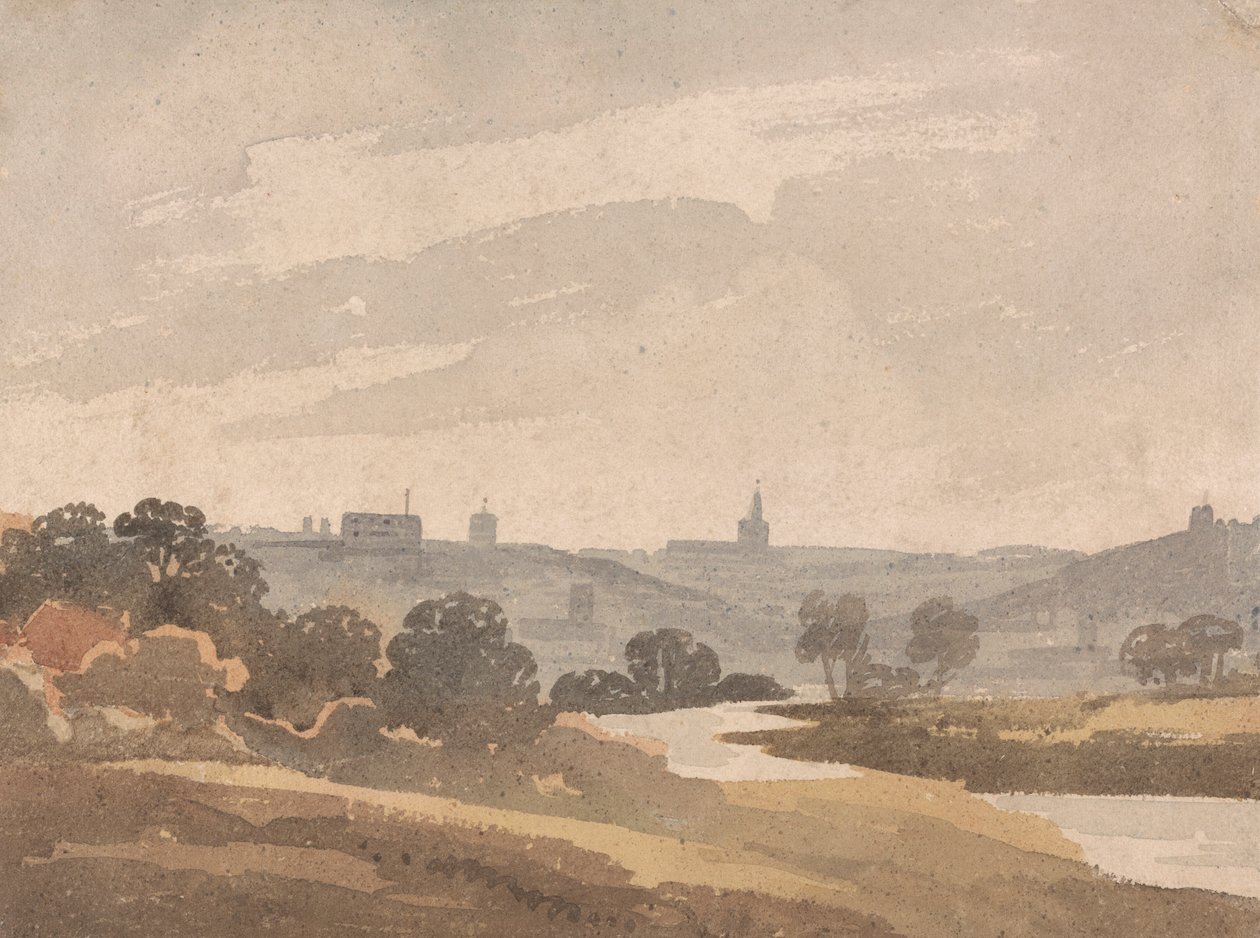 Norwich fra grusgravene af Robert Dixon