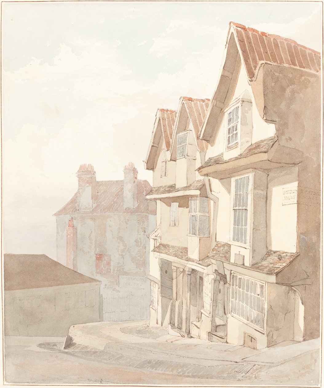 Udsigt over Church Lane, Bristol af Robert Dixon