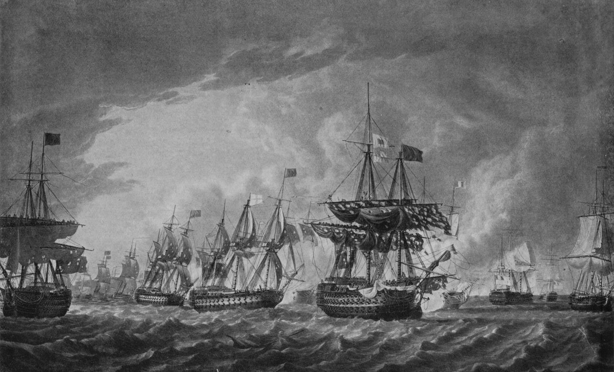 Før den herlige første juni, c1795 af Robert Dodd