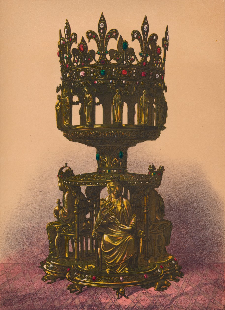 En forgyldt helligdom i sølv, 1893. af Robert Dudley