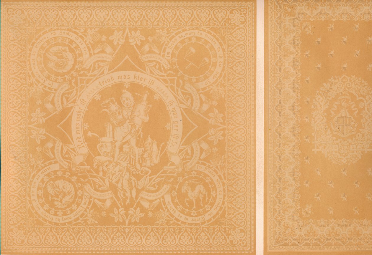 Damask Linen af Mr. C. Faber, Stuttgart og Mrs. Burre Bros. Dumferline, 1863 af Robert Dudley