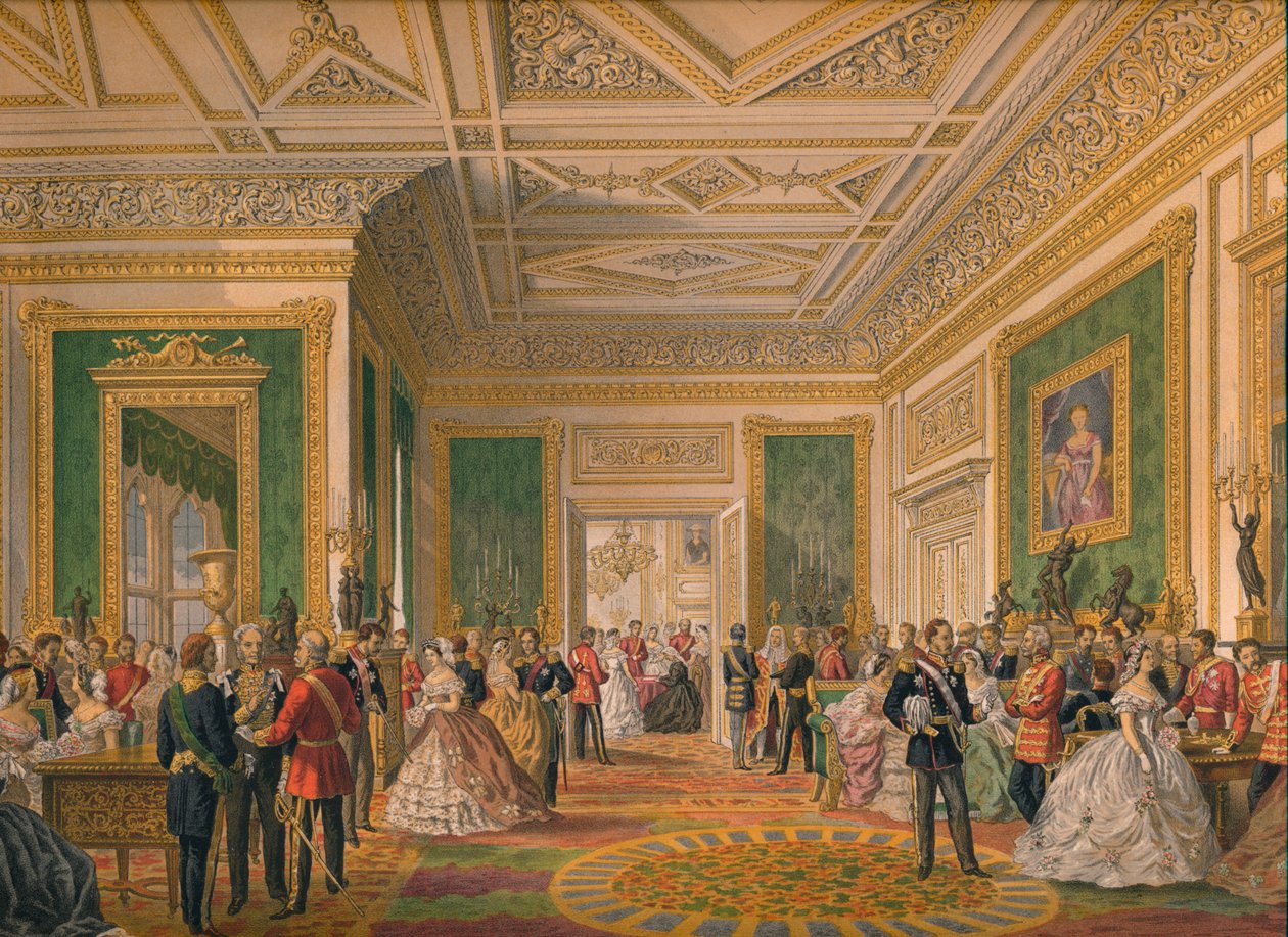 Underskrivelsen af ægteskabsbrevet, 1863. af Robert Dudley