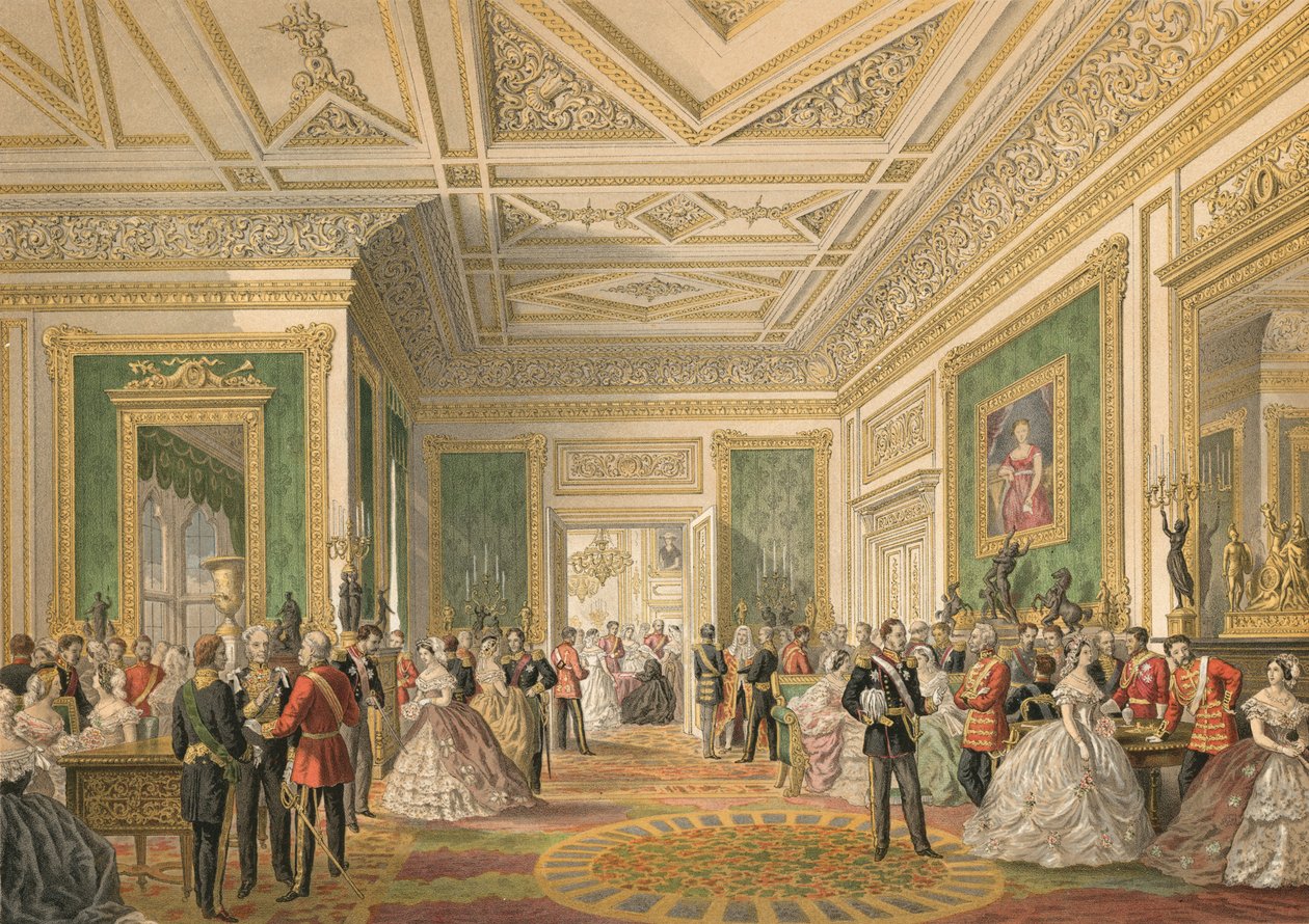 Underskrivelsen af vielsesattesten, Windsor Castle af Robert Dudley