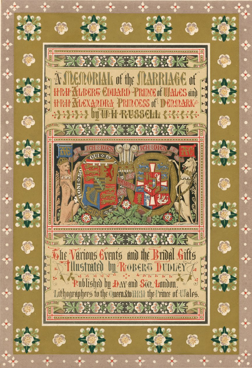 Titelblad (chromolitho) af Robert Dudley