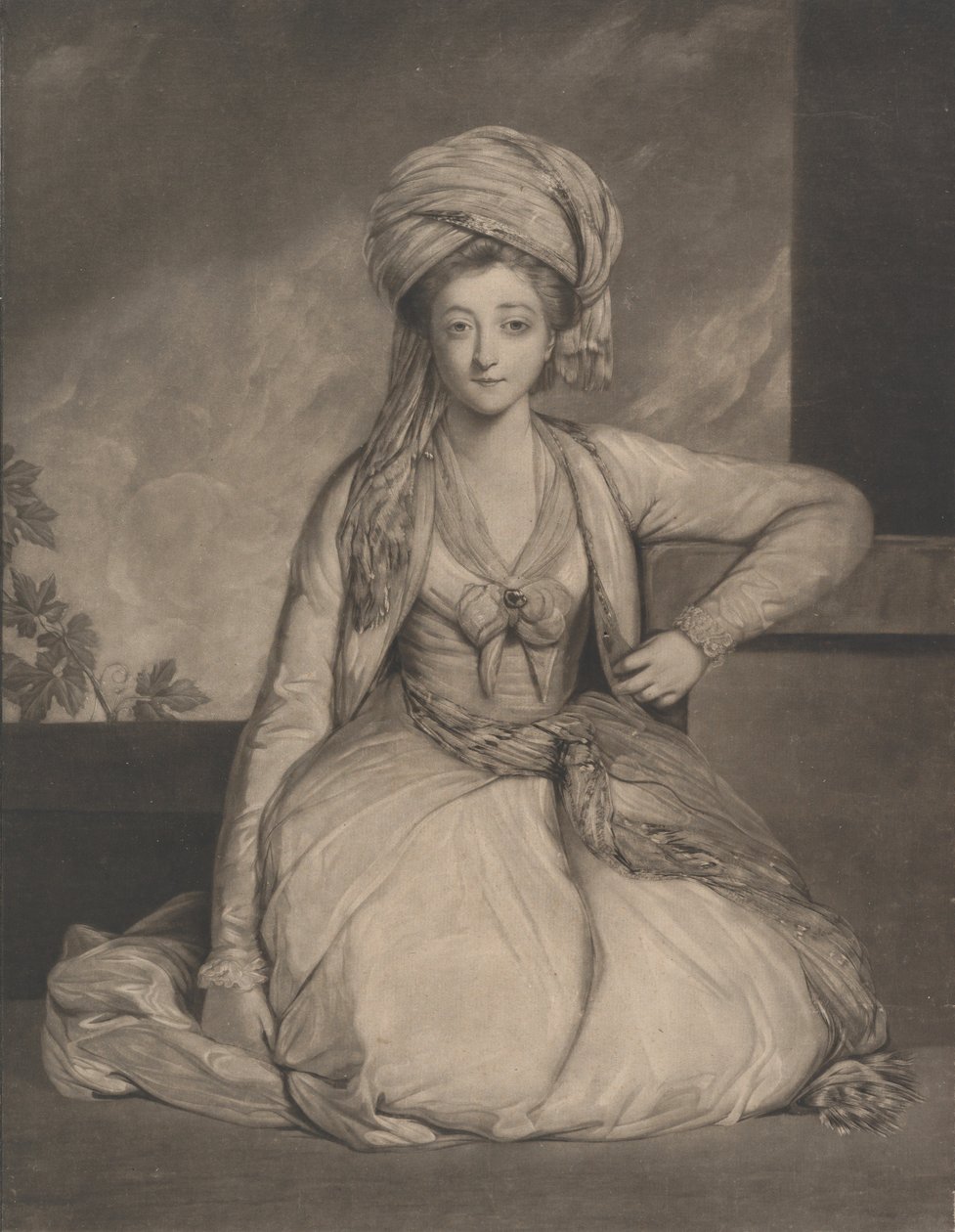 Mary Horneck, 1. februar 1778. af Robert Dunkarton