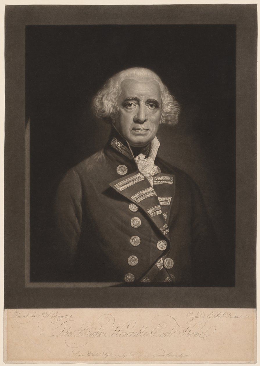 Richard, Earl Howe af Robert Dunkarton