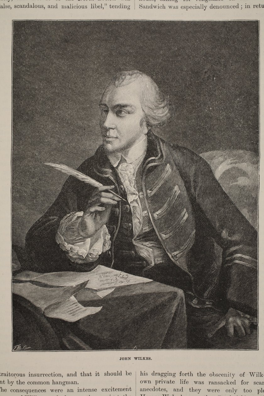 John Wilkes, illustration fra 