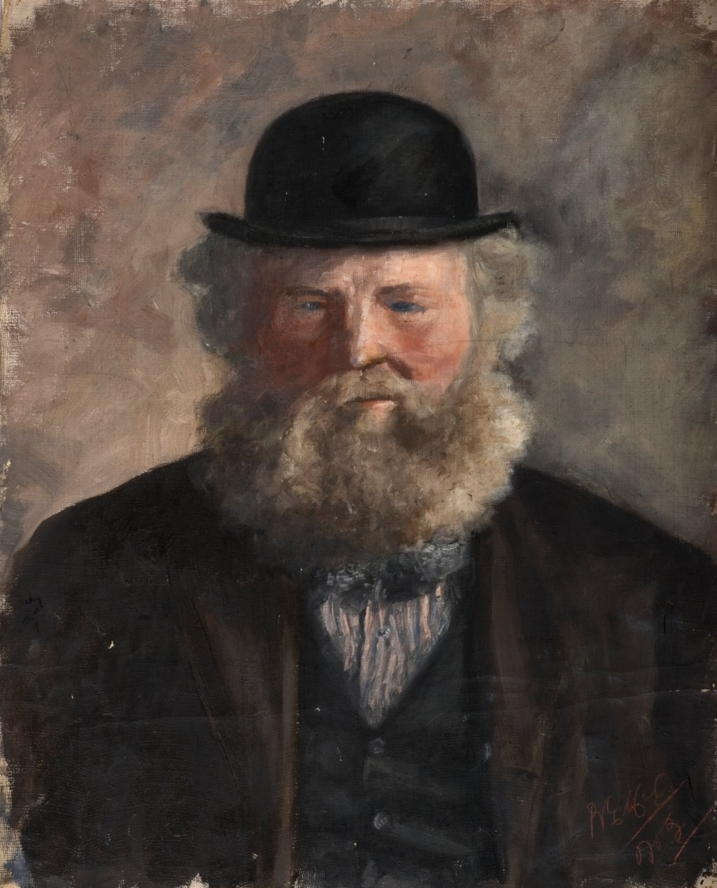 Hoved af en gammel mand af Robert Ernest McEune