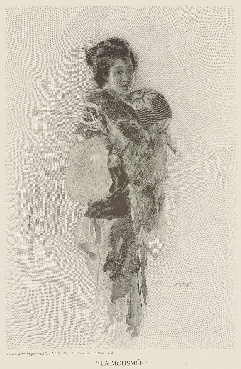 La Mousmee, illustration fra 
