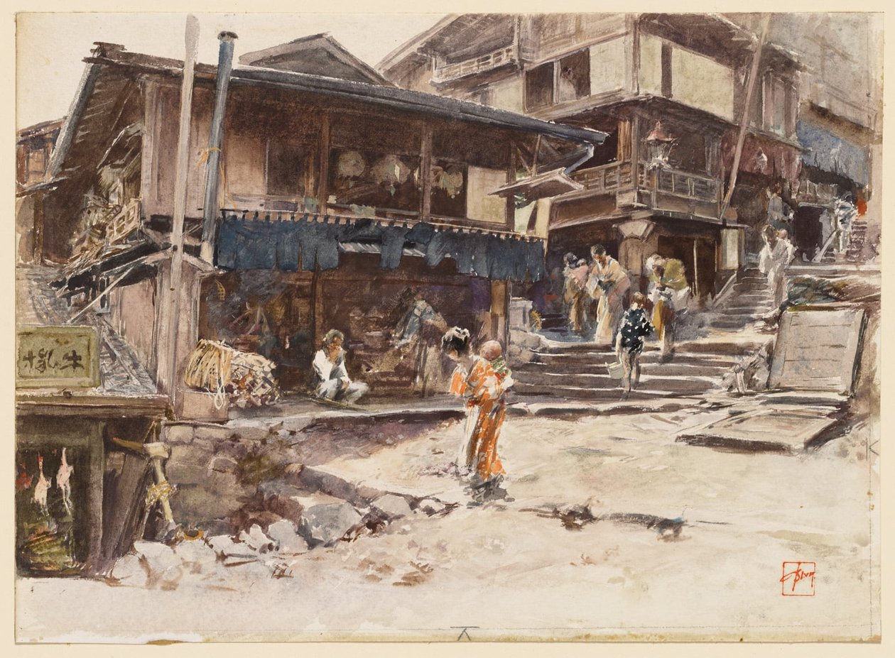 En gade i Ikao, Japan, I af Robert Frederick Blum