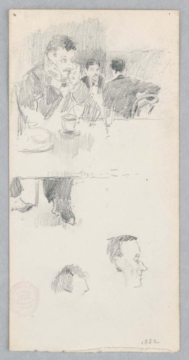 Cafe af Robert Frederick Blum