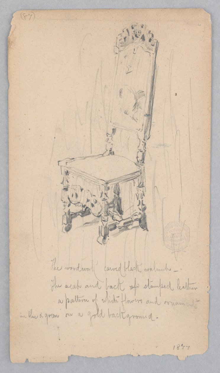 Stol af Robert Frederick Blum