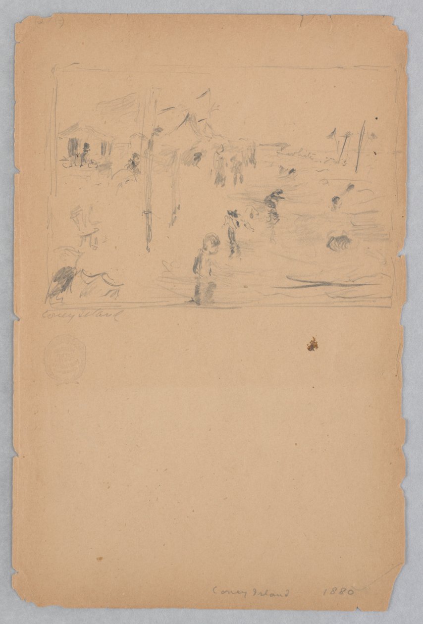 Coney Island, Brooklyn, NY af Robert Frederick Blum