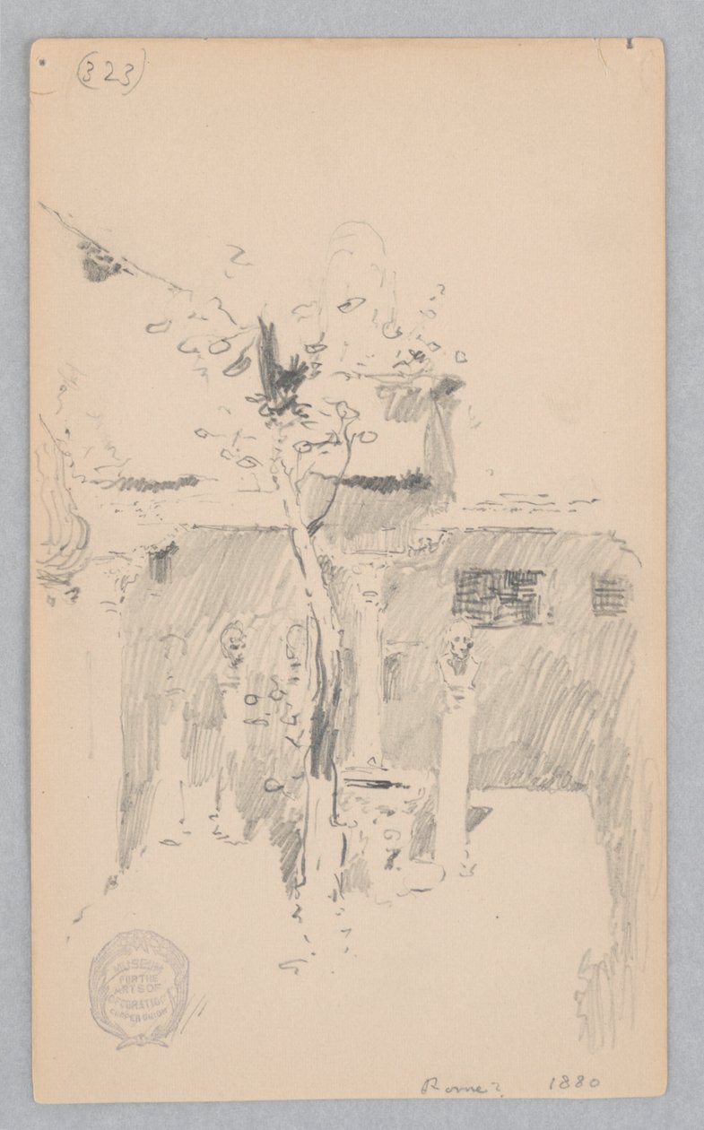 Gårdsplads af Robert Frederick Blum
