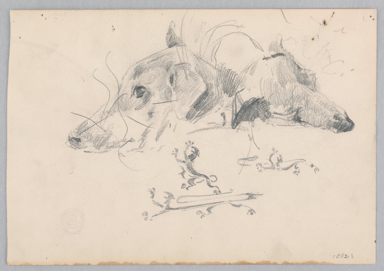 Hund og løve af Robert Frederick Blum