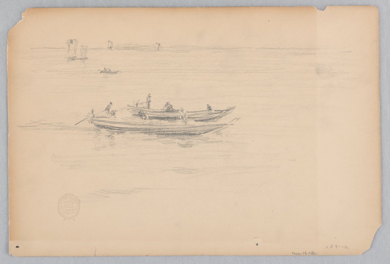 Fiskerbåde, Japan af Robert Frederick Blum