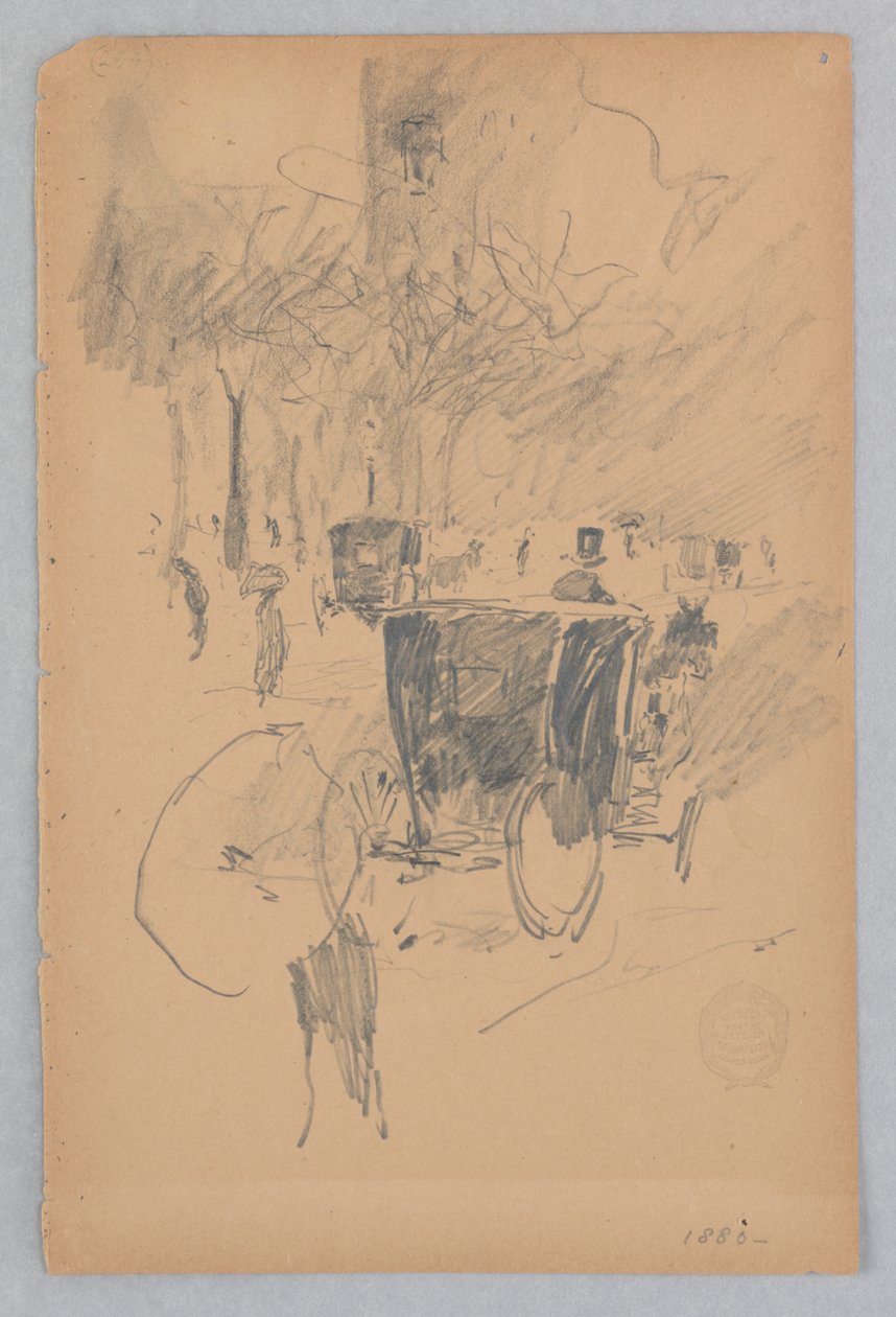 Hest og vogn af Robert Frederick Blum