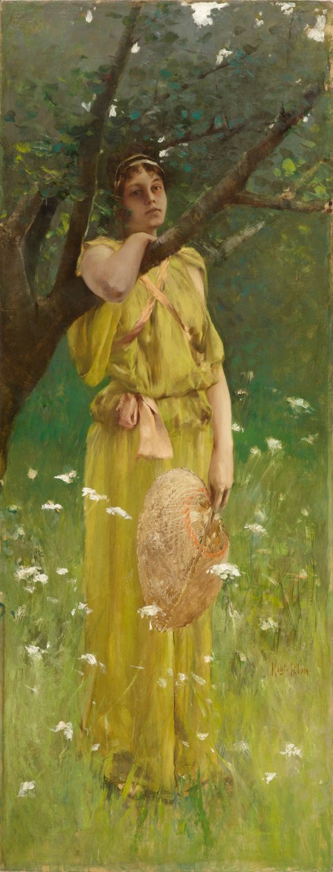 Reverie, ca. 1883-1884 (olie på lærred) af Robert Frederick Blum