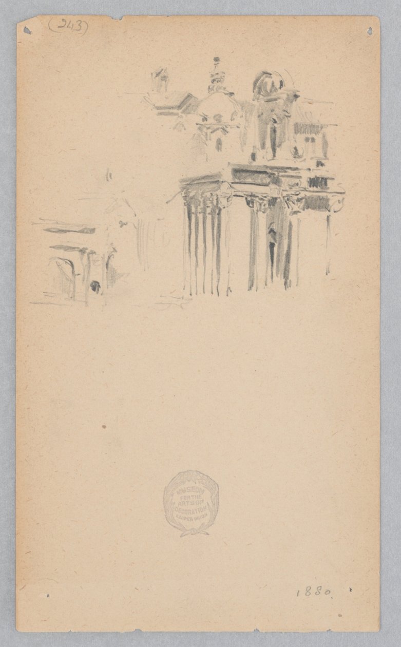 San Lorenzo i Miranda, Rom, Italien af Robert Frederick Blum