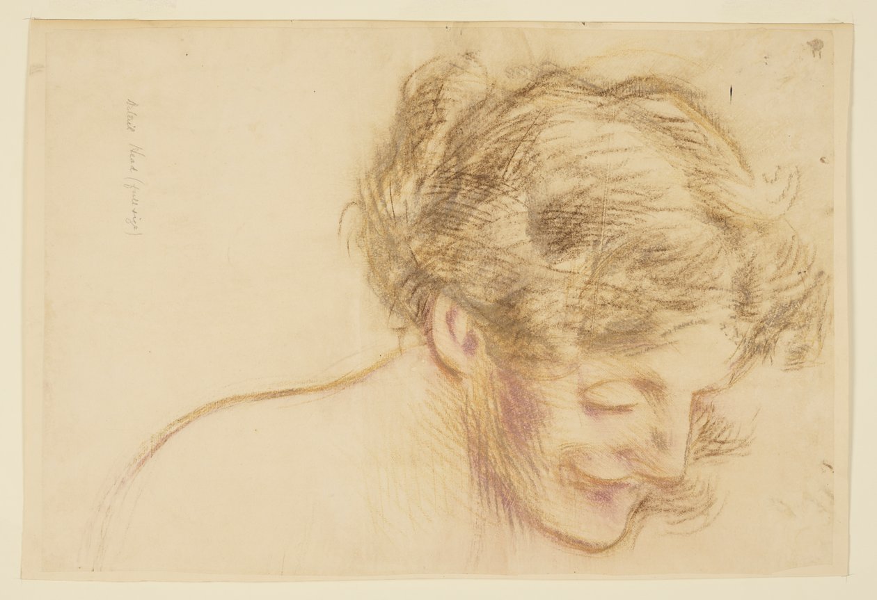 Studie for en kvinde, "Vintage Festival," Mendelssohn Glee Club, New York, NY af Robert Frederick Blum