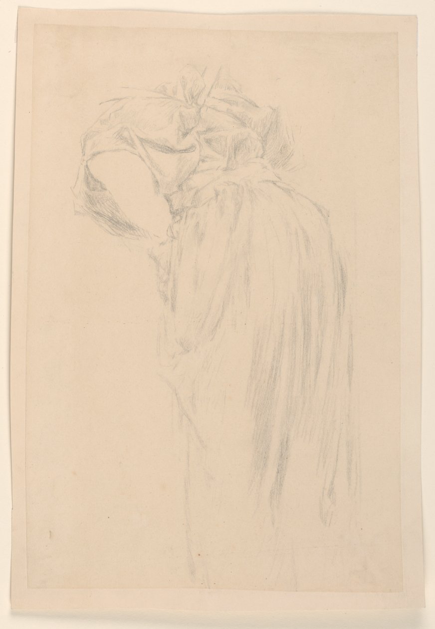 Studie for en kvinde, "Vintage Festival," Mendelssohn Glee Club, New York, NY af Robert Frederick Blum