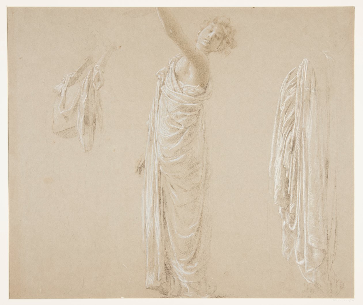 Studie for leder af processionen, "Vintage Festival," Mendelssohn Glee Club, New York, NY af Robert Frederick Blum