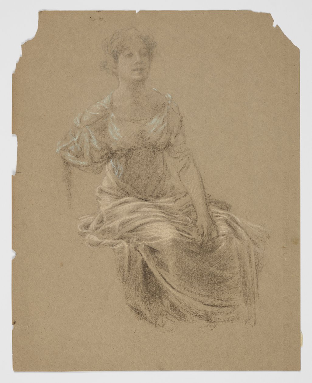 Studie for kvinde, "Vintage Festival," Mendelssohn Glee Club, New York, NY af Robert Frederick Blum