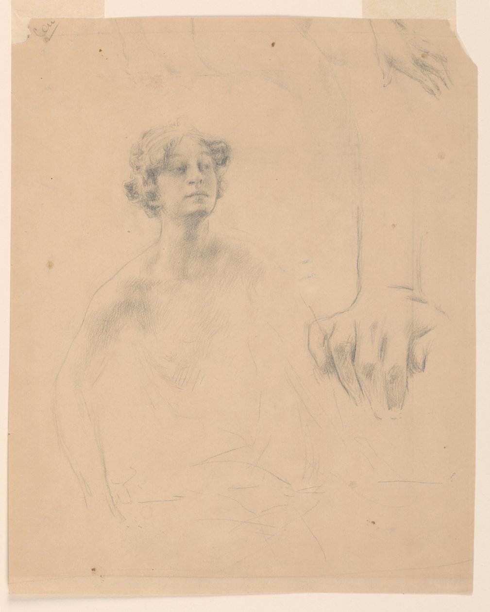 Studie for kvinde, "Vintage Festival," Mendelssohn Glee Club, New York, NY af Robert Frederick Blum
