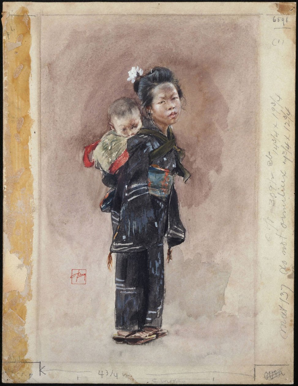 Der bor alle babyerne i Japan af Robert Frederick Blum