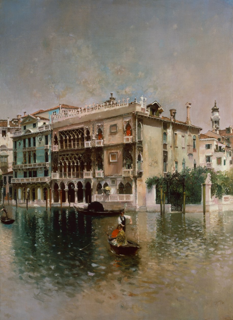 Canal Grande, Venedig af Robert Frederick Blum