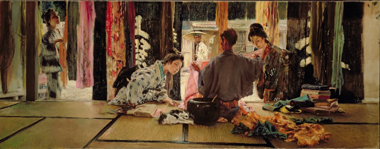 Silkehandleren, 1890-93 af Robert Frederick Blum