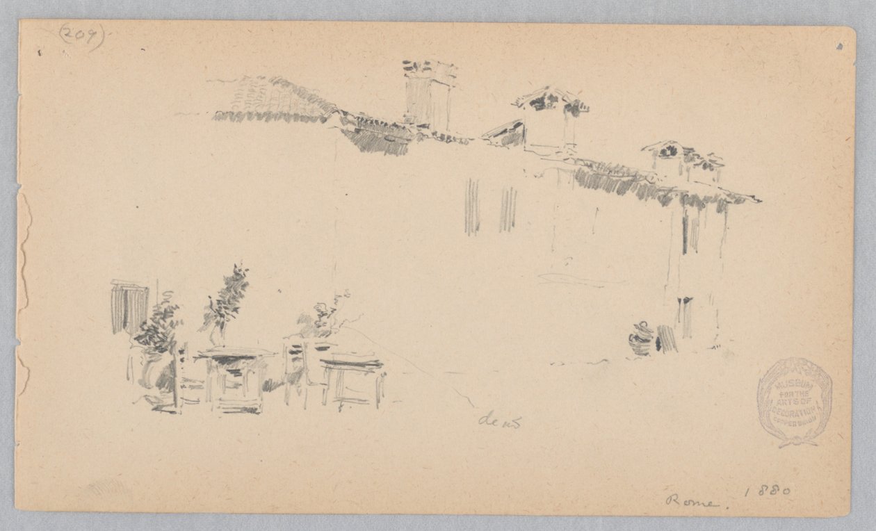 Udsigt over Rom, Italien af Robert Frederick Blum