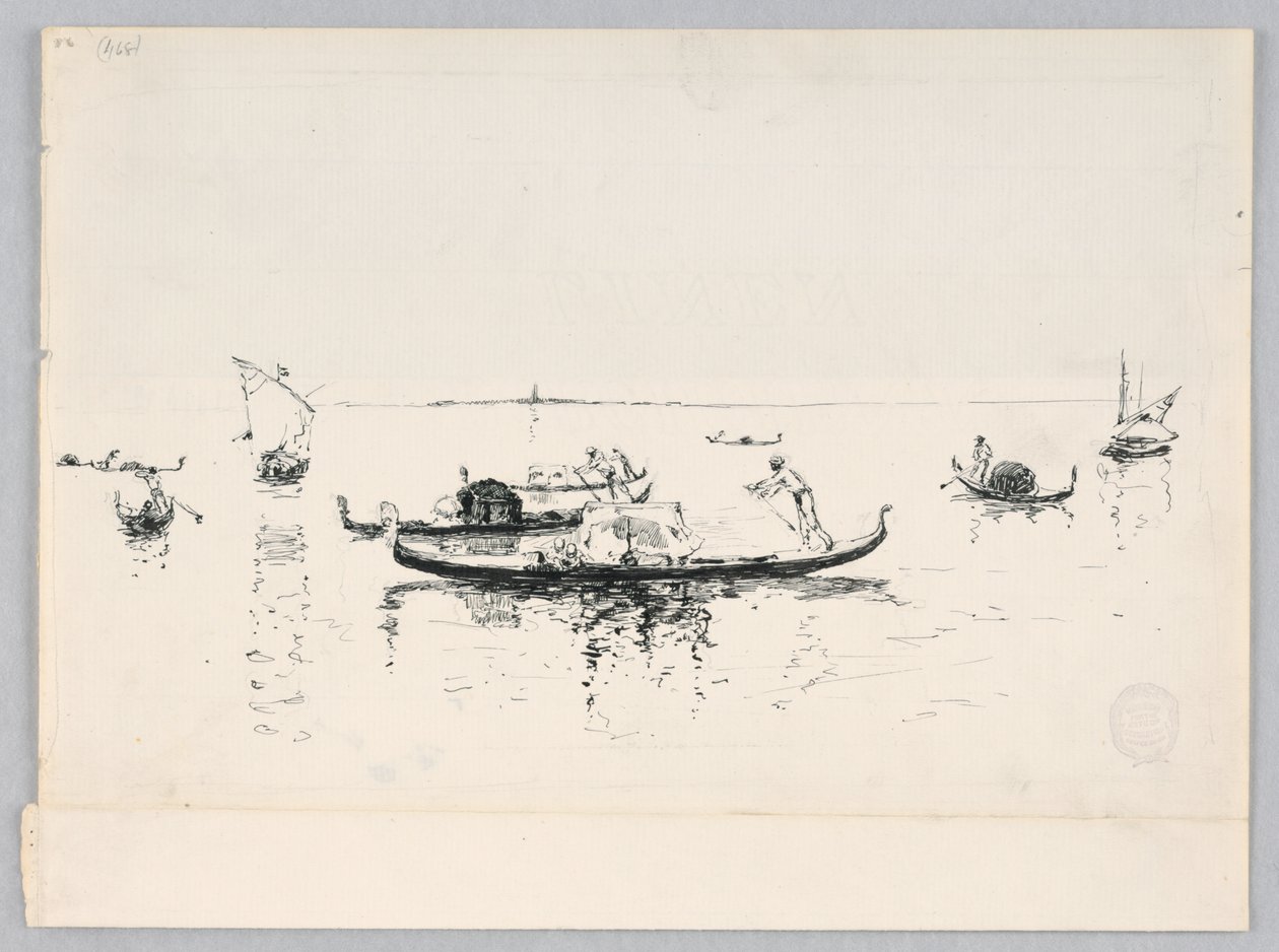 Udsigt over Venedig, Italien af Robert Frederick Blum