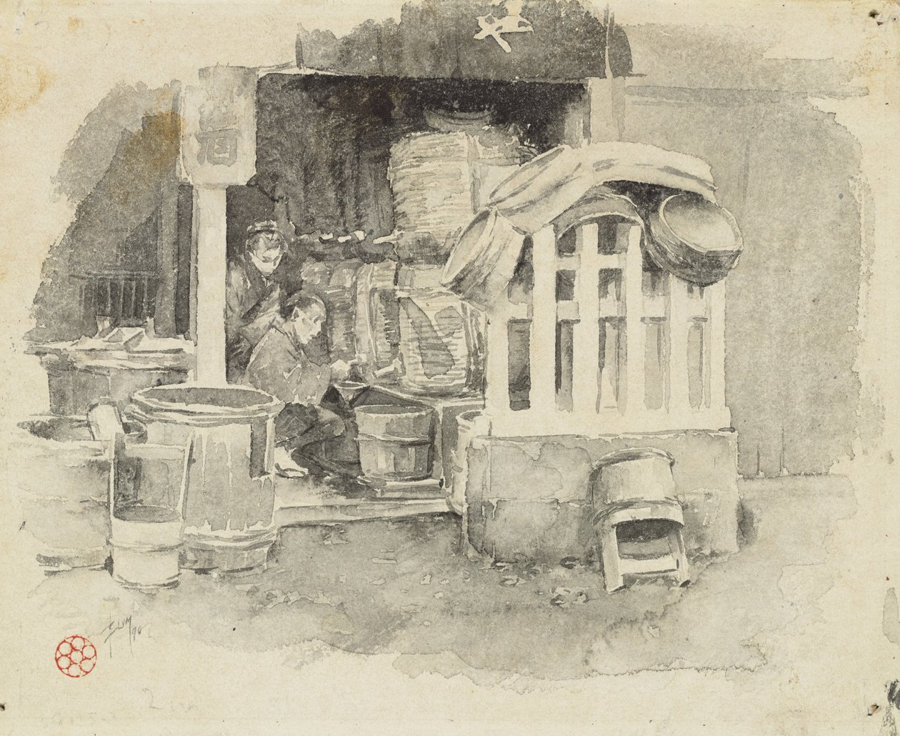 Where Sake is Sold, 1890dani af Robert Frederick Blum