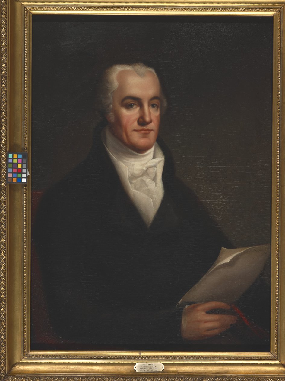 Portræt af Joel Barlow (olie på lærred) af Robert Fulton