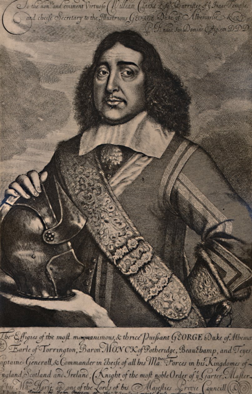 George Monck, 1. hertug af Albemarle, engelsk soldat og statsmand, 1600-tallet 1894 af Robert Gaywood