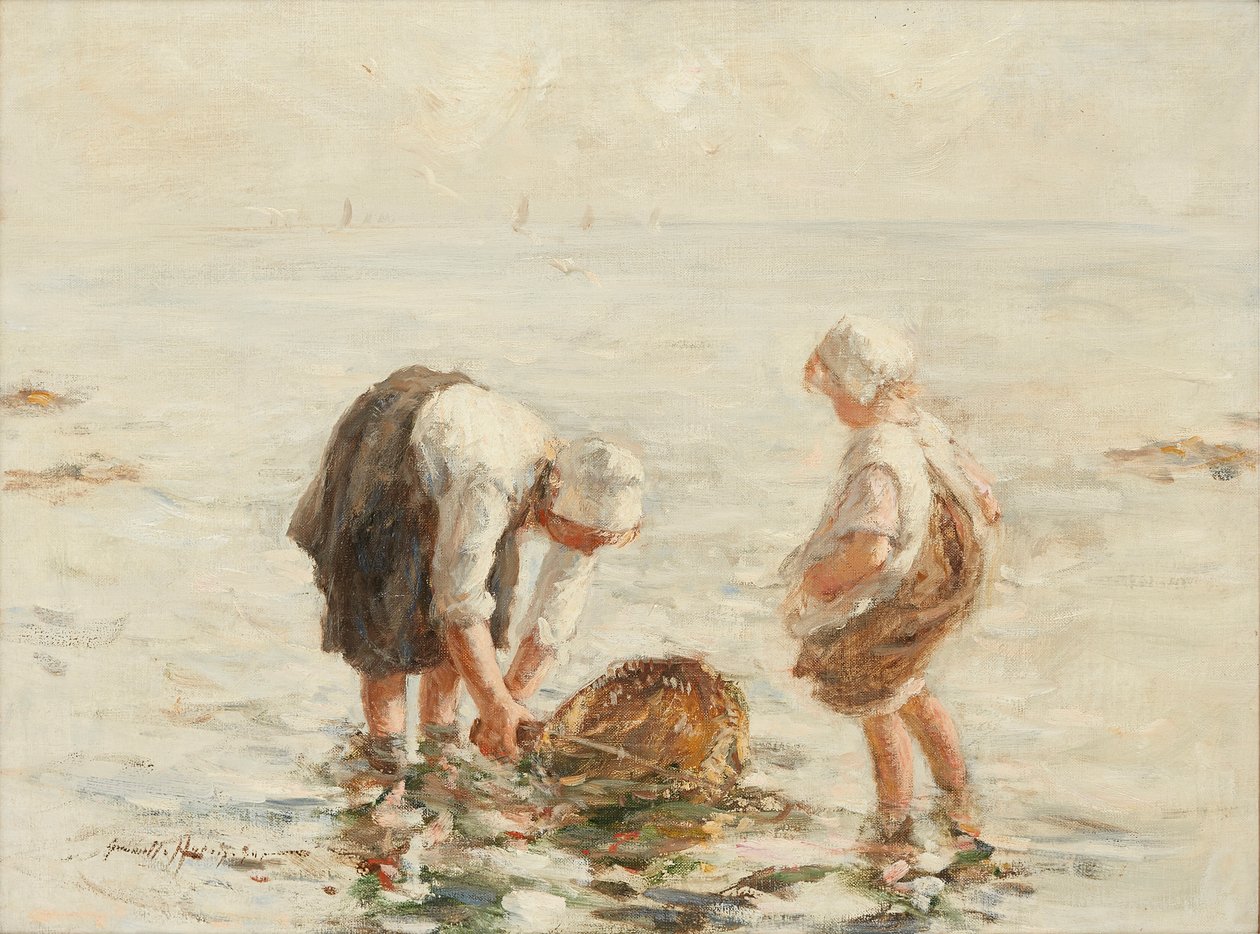 Reje (olie på lærred) af Robert Gemmell Hutchison