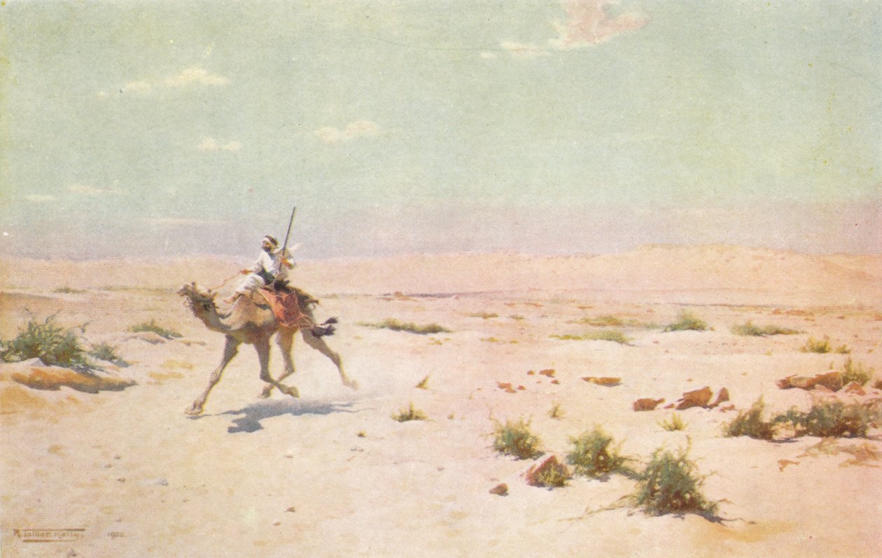 A Desert Courier, c1880, 1904 af Robert George Talbot Kelly